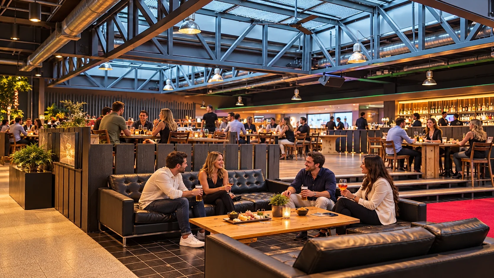 Restaurant, Lounge und Bar im Boxenstop Langenthal