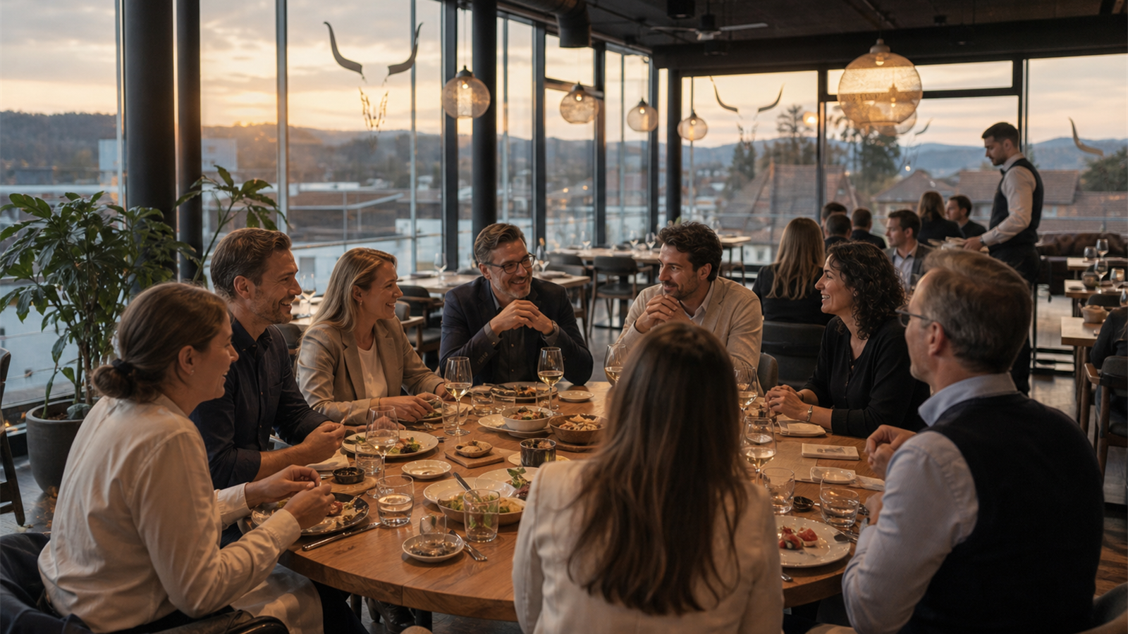 Dining at DER MEILENSTEIN