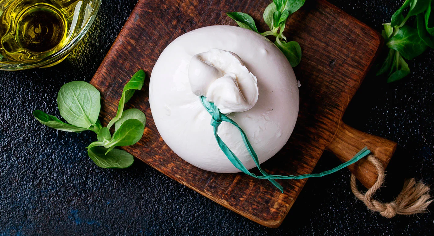 Burrata di Andria at the Piazza