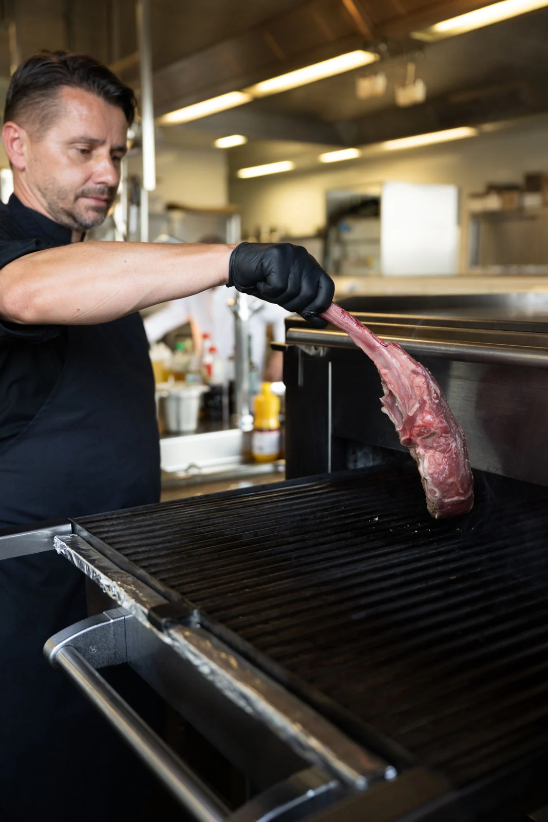 Grilled Tagliata di Manzo at the Piazza