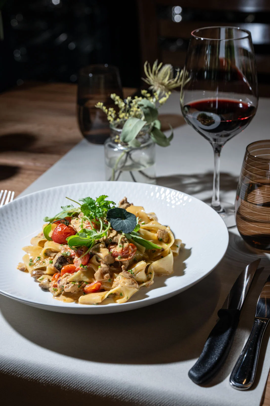 Tagliatelle al Ragù at the Piazza