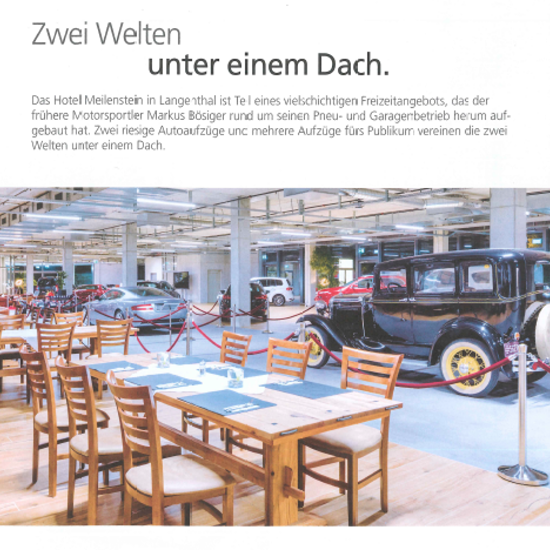 Bericht im Lift.ch dem Magazin der AS Aufzüge Bericht im Lift.ch dem Magazin der AS Aufzüge