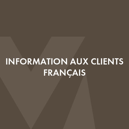Information aux clients Information aux clients