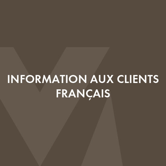 Information aux clients